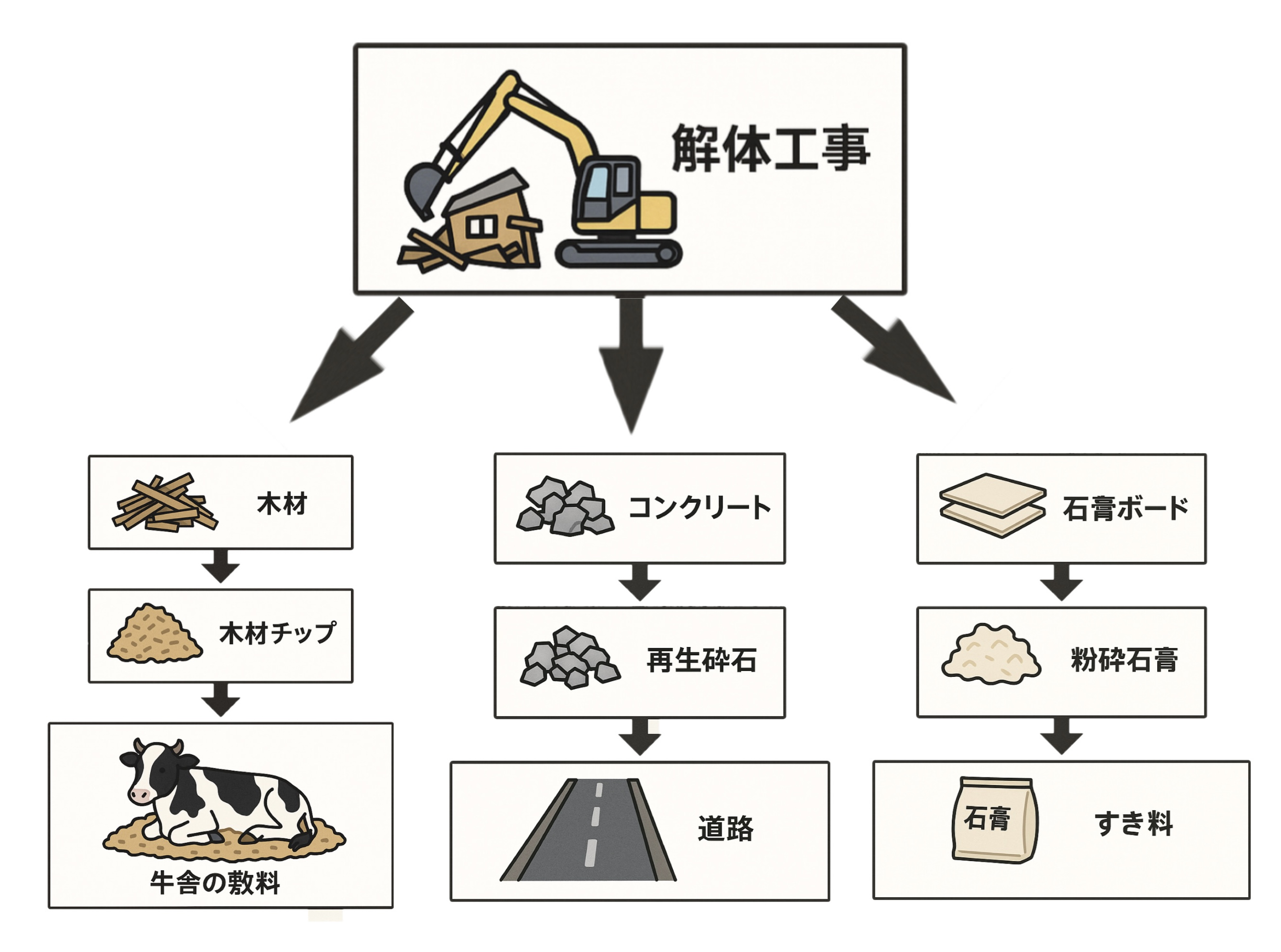 廃棄物リサイクル図