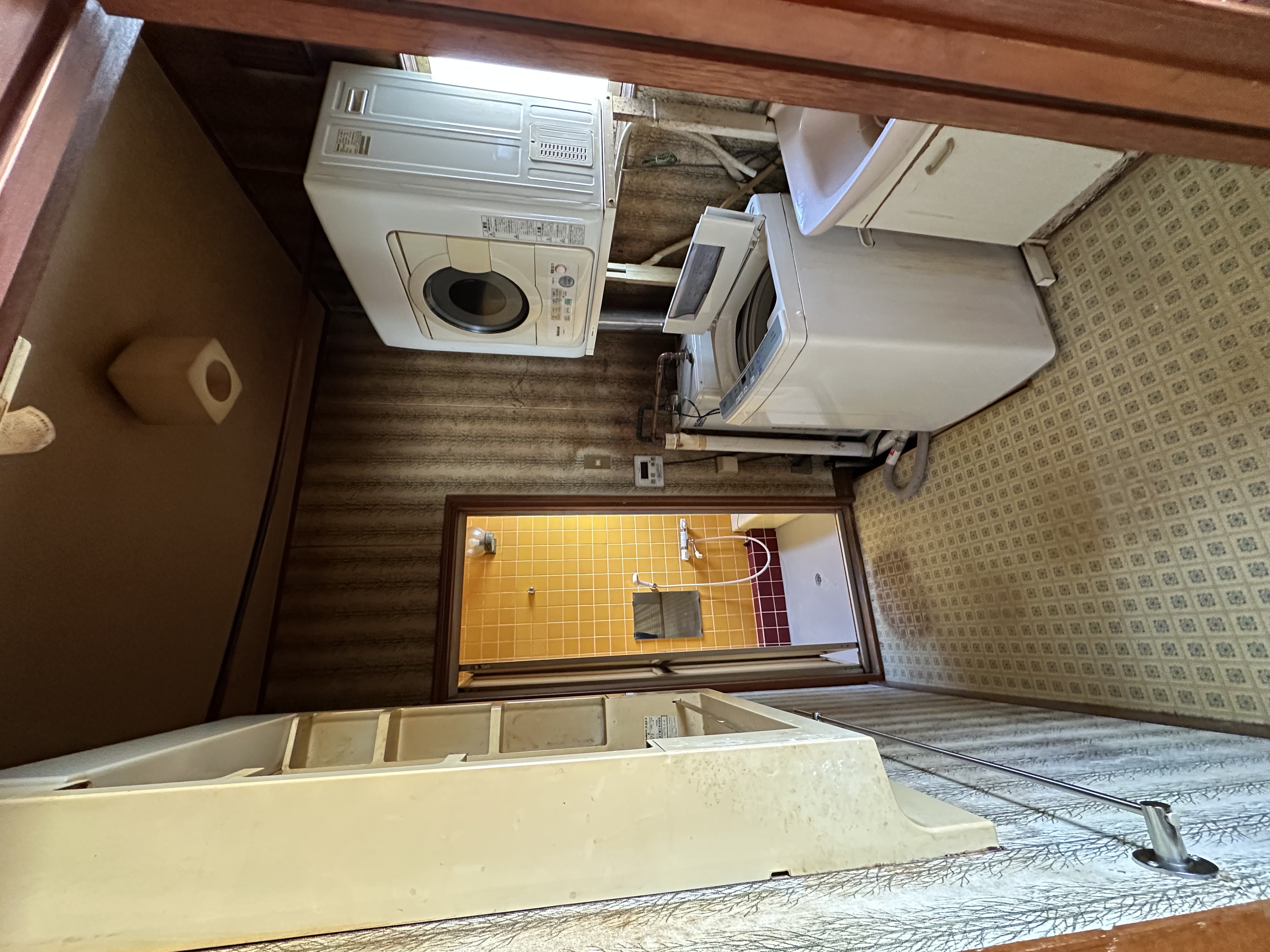 室内残置物 洗面・洗濯機