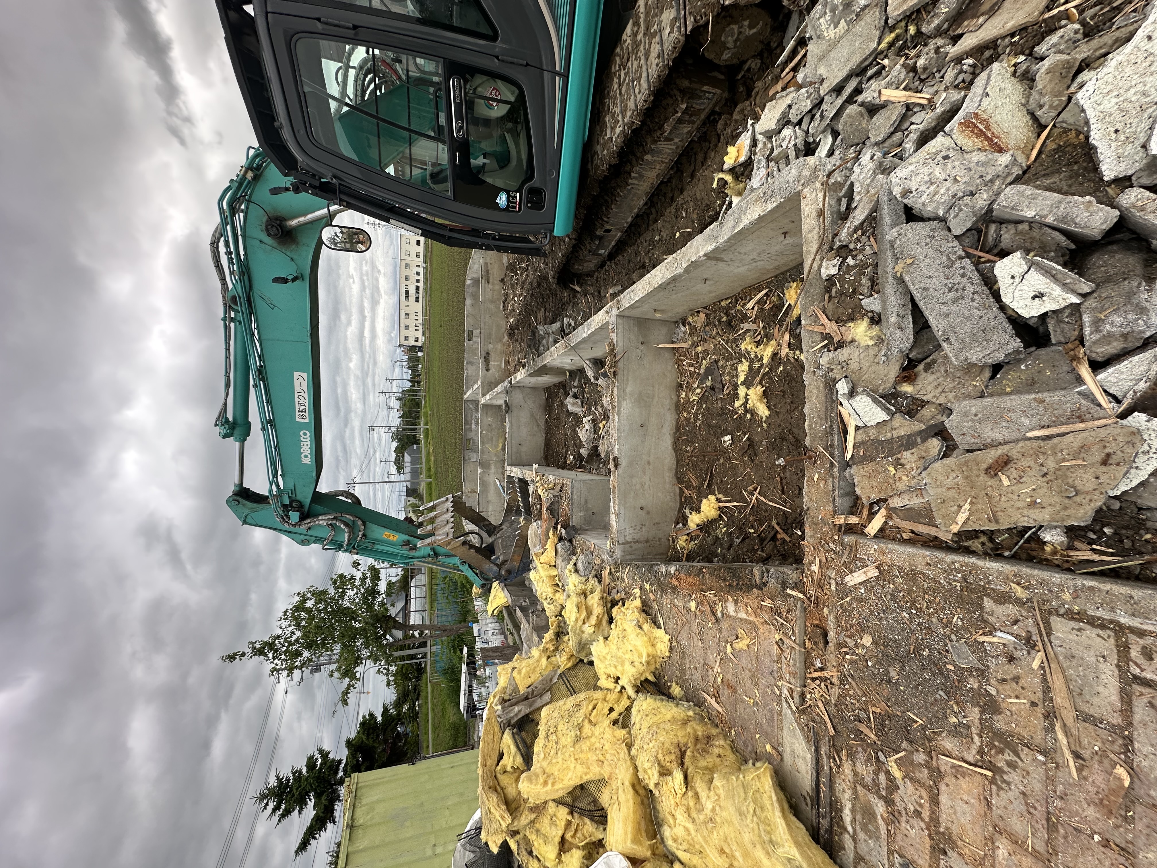 石狩市 基礎解体